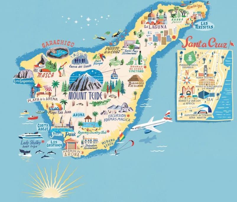 Acogedor Apartamento Con Vistas Al Mar Costa Adeje  Eksteriør billede